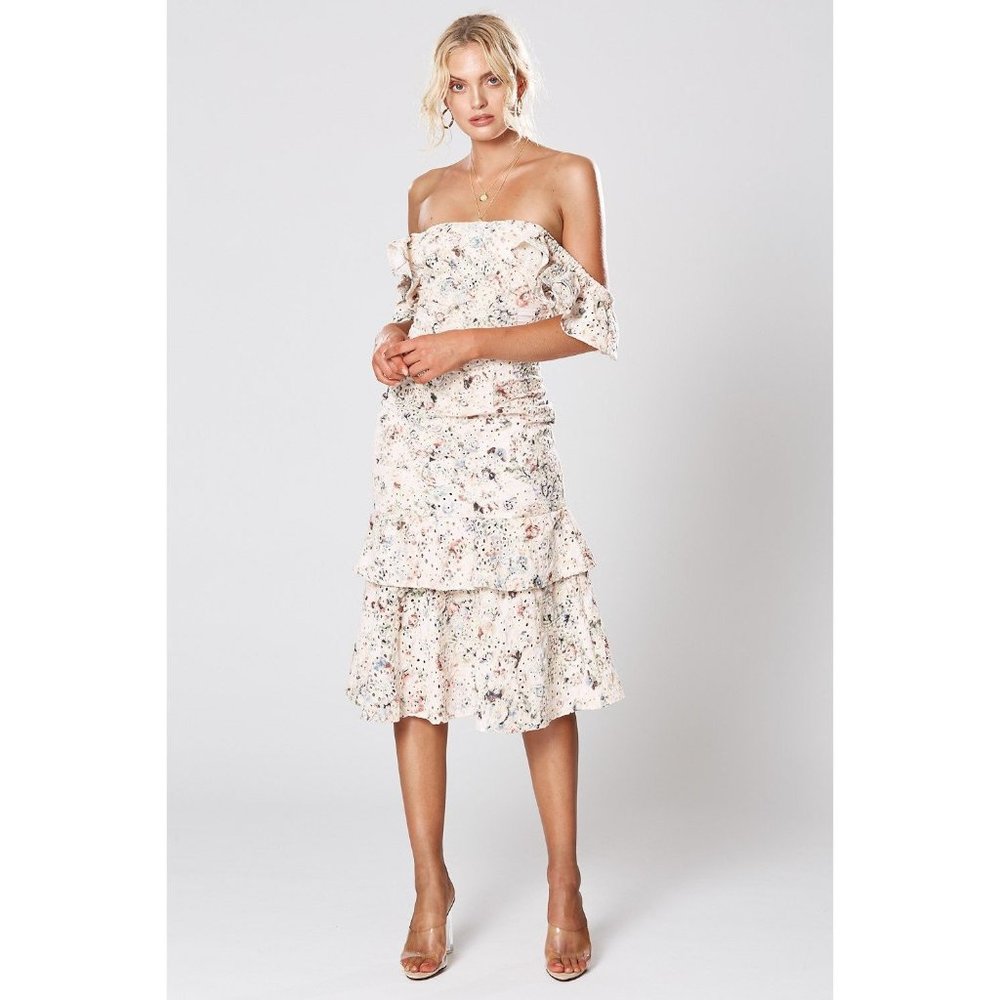 Savanna Ruffle Dress NWT